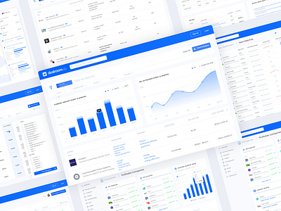 Data visualisation project for a data platform 📊 app clean design ui web website white