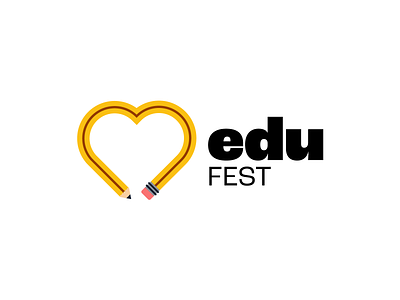 Edu Fest book branding festival high school library logo proffesor reading school teacher teaching uni university