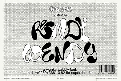 Rendi Wendy a chunky trippy font bubble font chunky font hippie font liquid font mushroom font psychedelic font quote font retro font shroom font wiggly font wobbly font y2k font