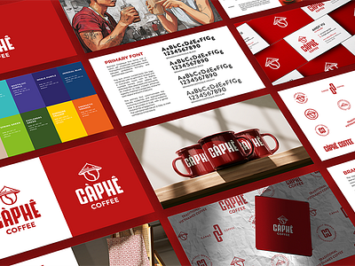 CAPHE COFFEE AUSTRALIA brand design brand development brand guidelines brand strategy branding creative creative direction creative strategy design digital illustration graphic design illustration logo logo design package design typography vector vectorart