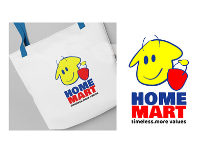 HOME MART branding logo for home ecommerce online shop. toko online