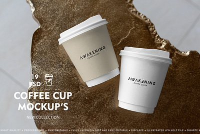 Coffee Cup Mockup Set beverage brand branding breakfast business card cafe mockup cappuccino coffee cup mockup set coffee mockup coffeeshop drink mockup identity latte logo mockup paper cup mockup postcard mockup restaurant mockup take away tea mockup