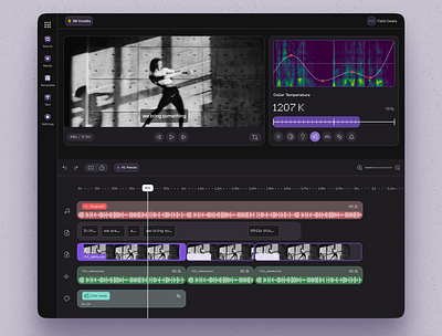 Video Editor UI design details figma ui video editor