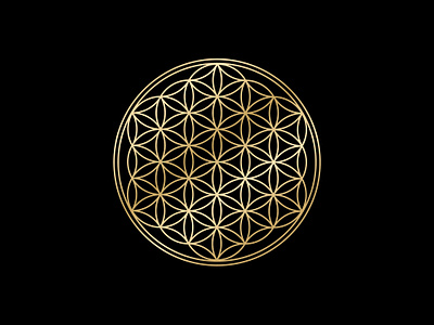 Flower of Life flower of life harmony logo luxury logo sacred geometry logo