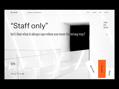 404 - Website animation b2b clean homepage landingpage minimalist mockup modern saas startup swiss design uiux website