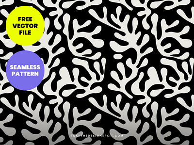 Organic Coral Seamless Pattern (Free Vector) freebies