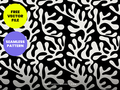 Organic Coral Seamless Pattern (Free Vector) freebies