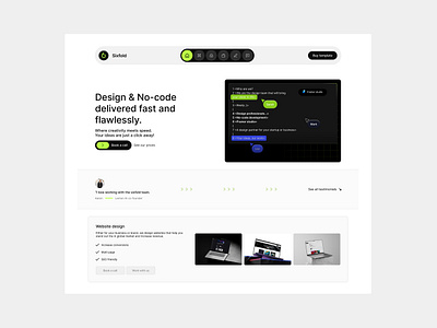 Sixfold - design & development agency. design ui web design website