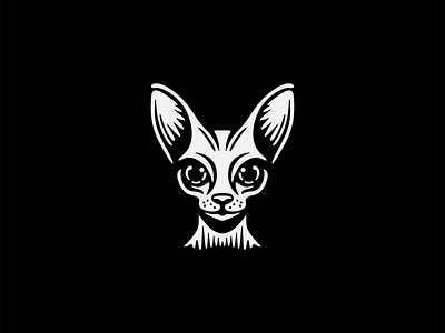 Sphynx Cat Logo animal branding cat design emblem head icon identity kitty logo mark mascot modern pet sphynx sports symbol vector vet