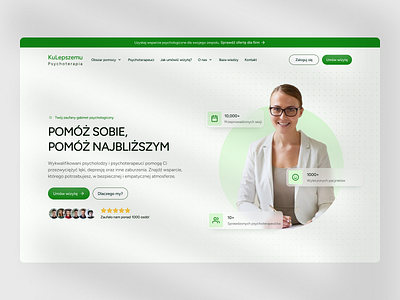 Healthcare psychology firm agency app design digital modern design ui