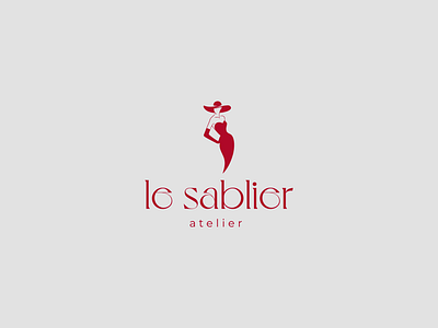 Le Sablier branding design graphic design illustration lettering logo typography vector