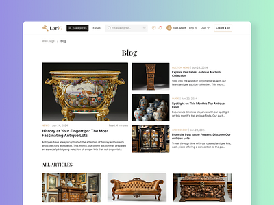 Auction website antiquesales article auction website auctionplatform auctiontechnology blog design digitalmarketplace ecommerce onlineauctions ui ux web design