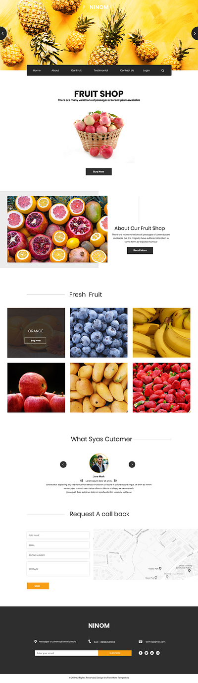 Online Fruit-Selling Website graphic design online fruit selling website ui