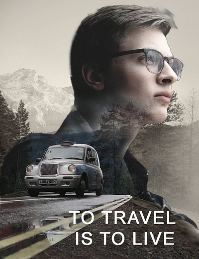 to travel is to live aesthetic creativity design graphic design ideas for design illustration movie poster design