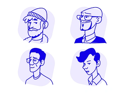 More doodles art avatar avatars character doodle doodles drawing faces icon illustration line art lineart people rough sketch sketch