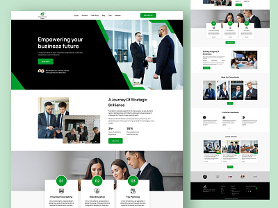 Business Consultation Website🚀 branding business business consultation business growth business site business solution design empower business financial services graphic design home page landing page professional site risk management startup ui uiux web design website website design