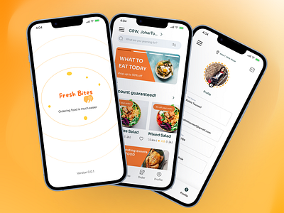 Fresh Bites Food Ordering App branding design figma figma design figma ui food app design food app ui food ordering app design food ui ux food ui ux design graphic design home page design mobile app mobile app ui mobile app ui ux mobile app ux ui