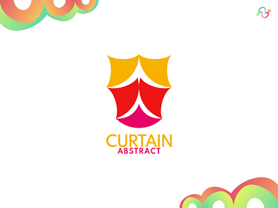 Abstract Curtain Logo abstract brand design brand designer color colorful curtain fabric furnishing furniture home house logo design logo designer logo for sale logo idea logo inspiration logomark logotype symmetry zzoe iggi