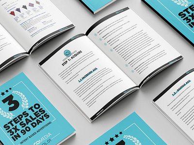 3 Steps 3X Sales In 90 Days book layout book mockups book typography cover design creative creative layouts custom covers design design inspiration editorial design hard cover design illustration magazine cover magazine layout modern page design page format ui