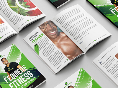 The Fequire Fitness book layout book mockups book typography cover design creative layouts custom covers design design inspiration editorial design graphic design illustration magazine cover magazine design page design page formatting typograhphy layout ui