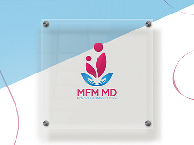 MFM - Logo Design advertising blue brochure business card colors design flyer graphic graphic design hand kids logo logo design medical office notebook pencil pregnancy print red white