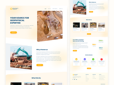 Geophysics Website Redesign clean website design header design landing page landing page redesign minimal design product design redesign uiux visual design web redesign website website design website header design website minimal design website redesign website redesign ui