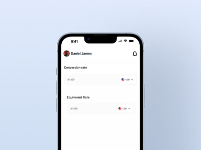 Conversion Mobile UI design ui