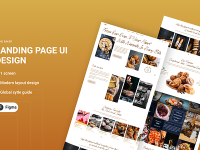 Bakery website UI bakery website ui design ui uiux web websiteui webui webux