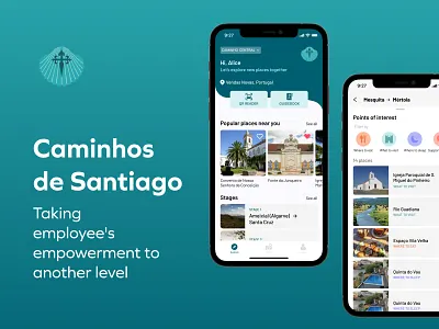 Caminhos de Santiago ui ux