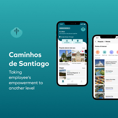 Caminhos de Santiago ui ux