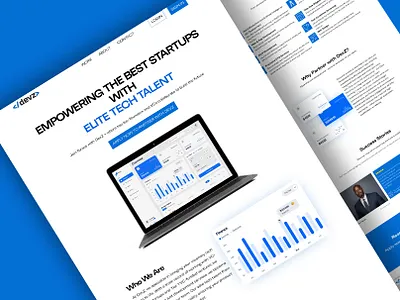 Developer Landing page figma landing page ui ui design webpage