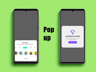 Pop up screen Ui design mobile uiux pop up popup ui ux web ui