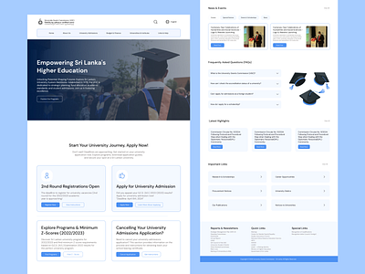 UGC Website Redesign campus web sui edu education education website education website ui ugc ui web web ui