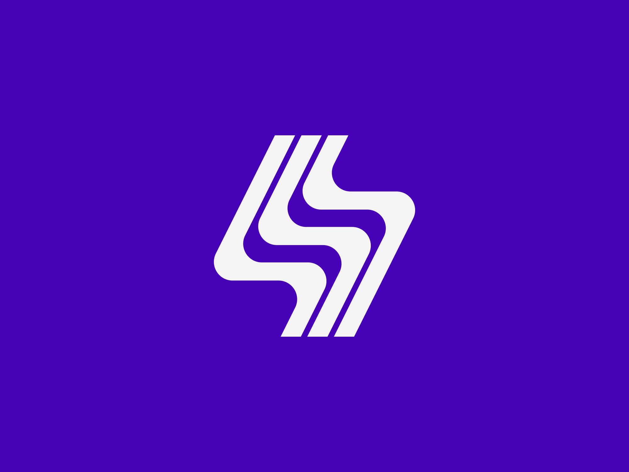 Sports Brand Logo app brand branding dynamic gym icon line lines logo mark minimal movement s simple sport sports strength stripe stripes timeless