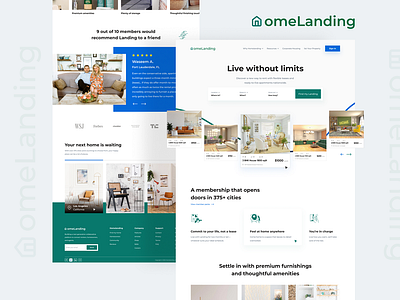 Real State Landing Page 3d branding graphic design logo ui