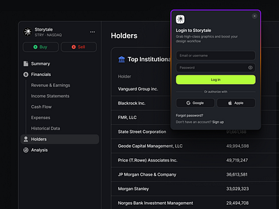 Dashboard branding design interface landing sketch ui ui kit