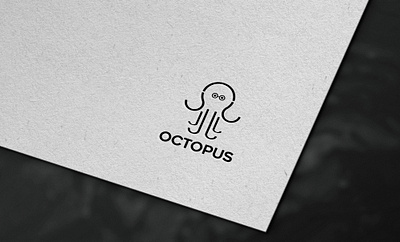 Minimalist Octopus Logo business logo company logo creative design logo graphic design logo logo design logo maker minimal minimalist modern octopus unique