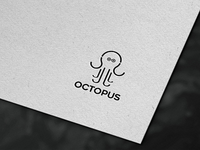 Minimalist Octopus Logo business logo company logo creative design logo graphic design logo logo design logo maker minimal minimalist modern octopus unique