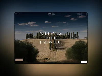 Toscana Hotel Framer Template elegant framer hotel italy premium remix template toscana ui website