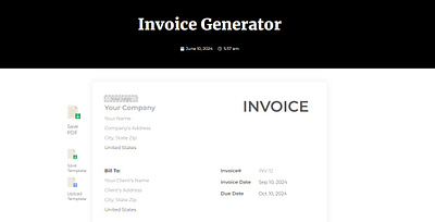 Invoice Generator Tool! billingsolutions invoicegenerator smallbusinesstools softwarehouse