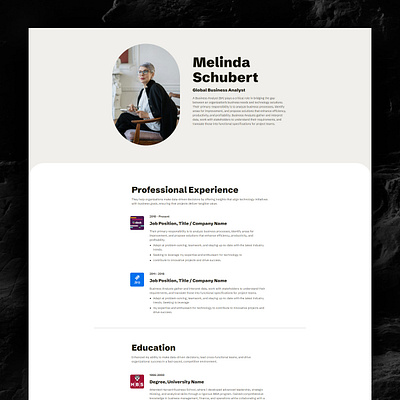 Google Resume Builder Site - #NoCode cv google sites google sites template google sites theme nocode personal portfolio profile resume web design