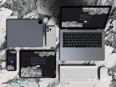 Elegant Login appdesign designfeedback ipad iphone laptop login login page mobile modern purple responsive sign in sign in page ui ui design uiux ux ux design webdesign website