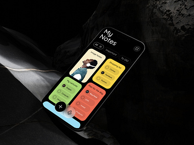 Notes UI Design app design design figma graphic design ui