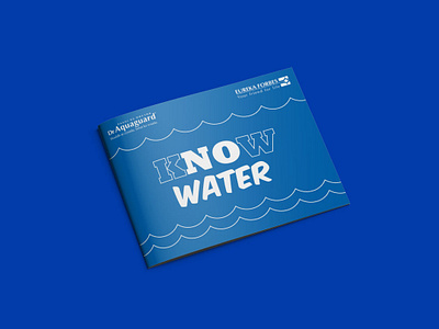 Know Water Booklet booklet branding graphic design illustration savewater vector