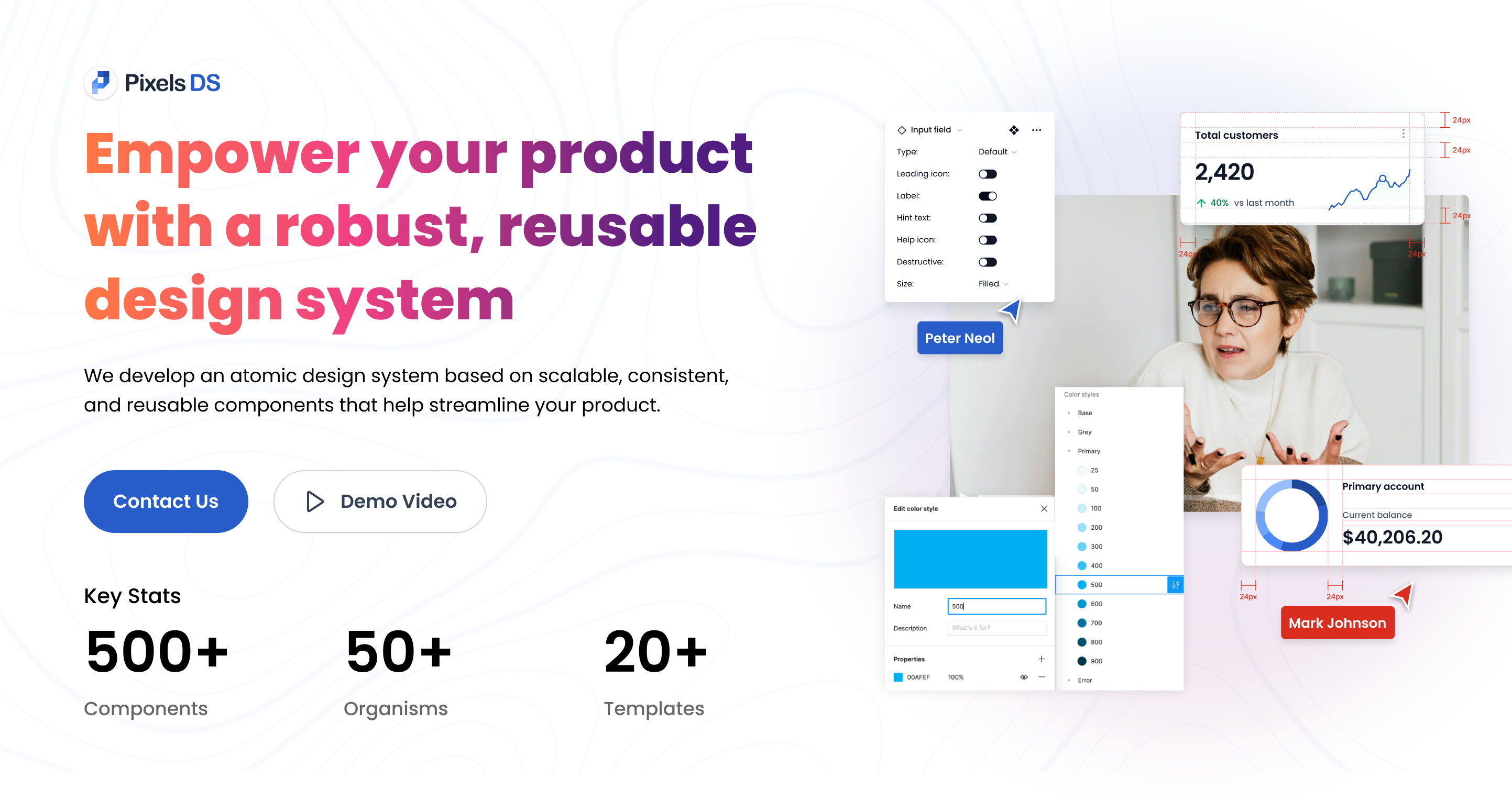 Example of Scalable Figma Design System
