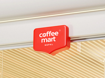 Coffee Mart Logo branding cafe coffee corporate graphic design illustration logo mart vector