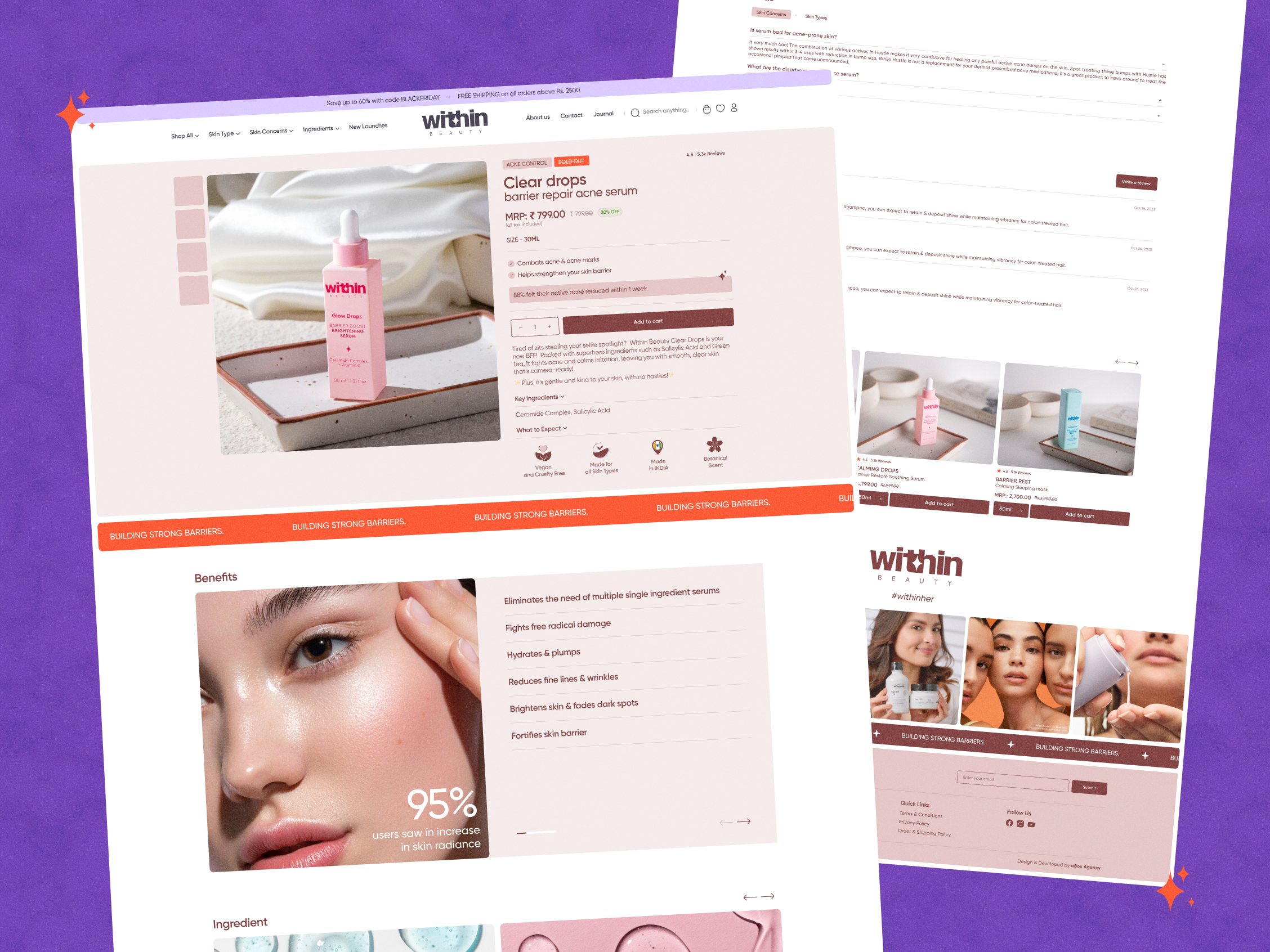 Example of E Commerce Web Design And Dev.On Shopify