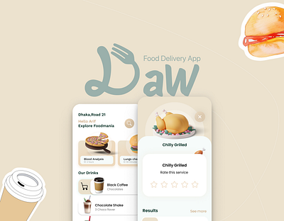 Food app 3d app appdesign branding coffee design food foodapp graphic design health illustration landingpage latest logo mobileapp modern new project ui ux