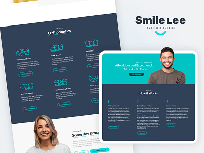 SmileLee Orthodontics | Website Design branding dentist website graphic design orthodontics website ui ux design website design wordpress design