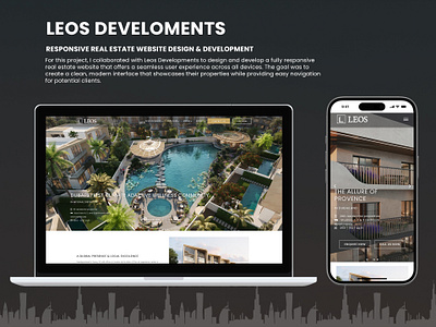 Leos Developments - Real Estate figma illustrator photosho product design real estate responsive web design ui ux design